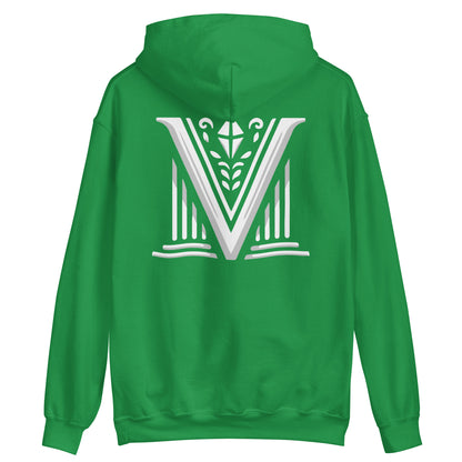 White Virtus Logo Hoodie