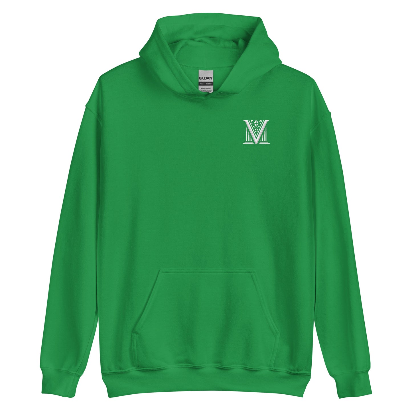 White Virtus Logo Hoodie