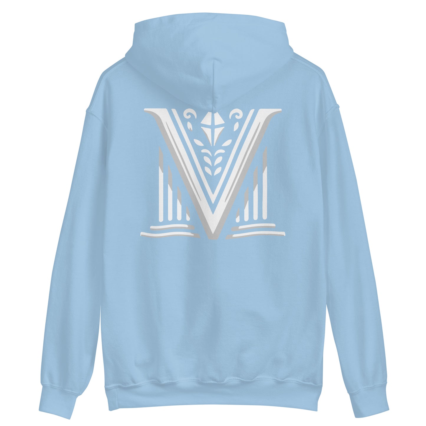 White Virtus Logo Hoodie