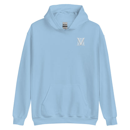 White Virtus Logo Hoodie