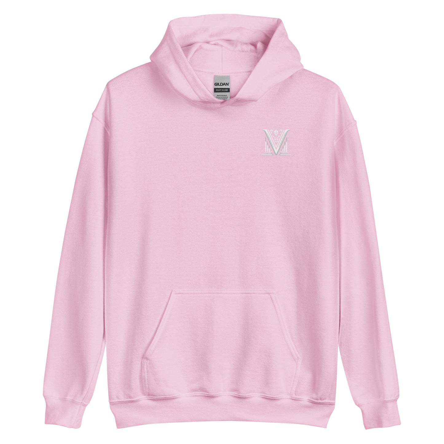 White Virtus Logo Hoodie