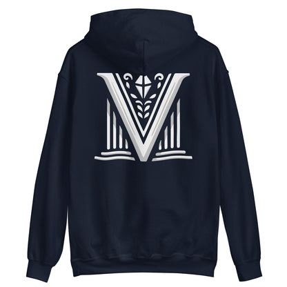 White Virtus Logo Hoodie