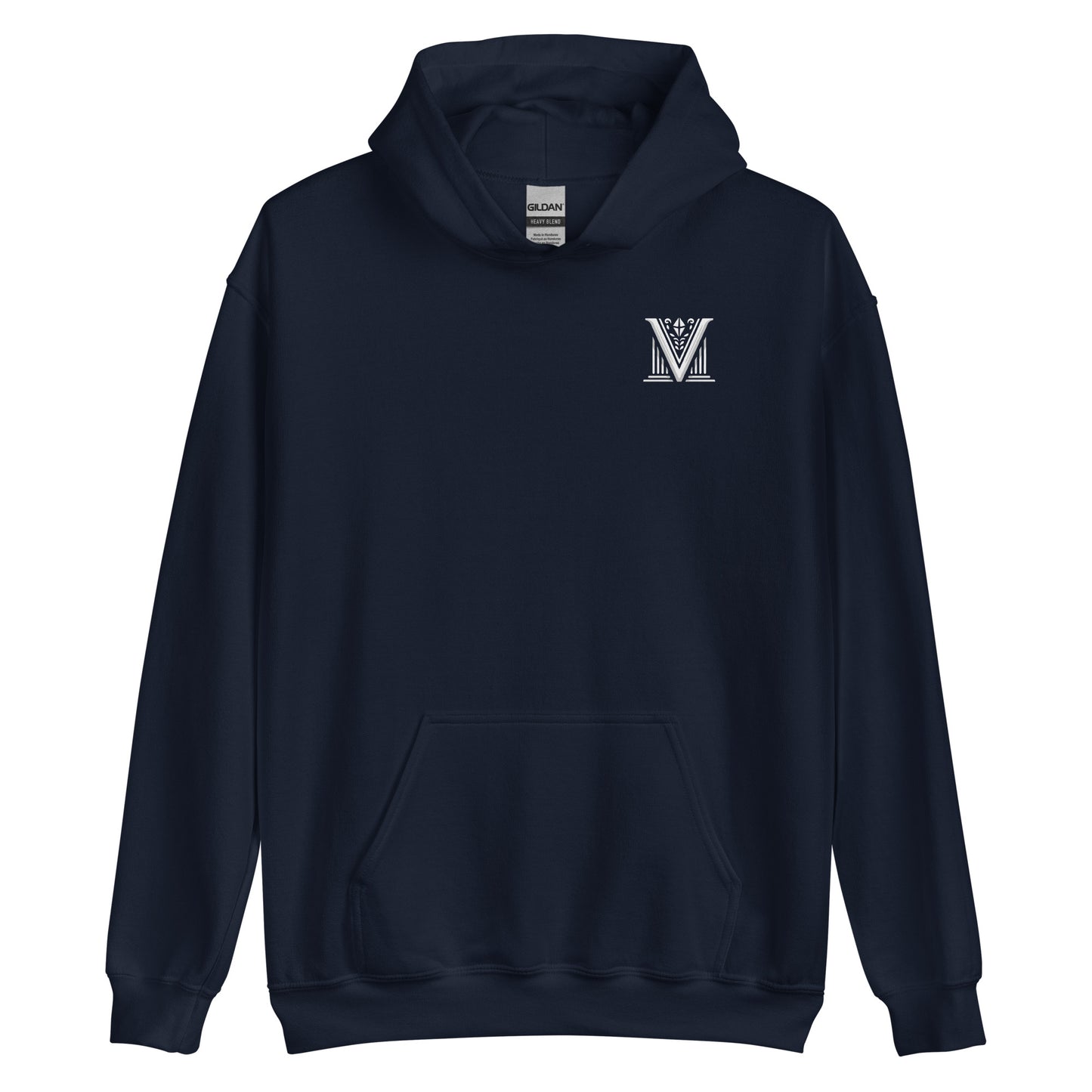 White Virtus Logo Hoodie