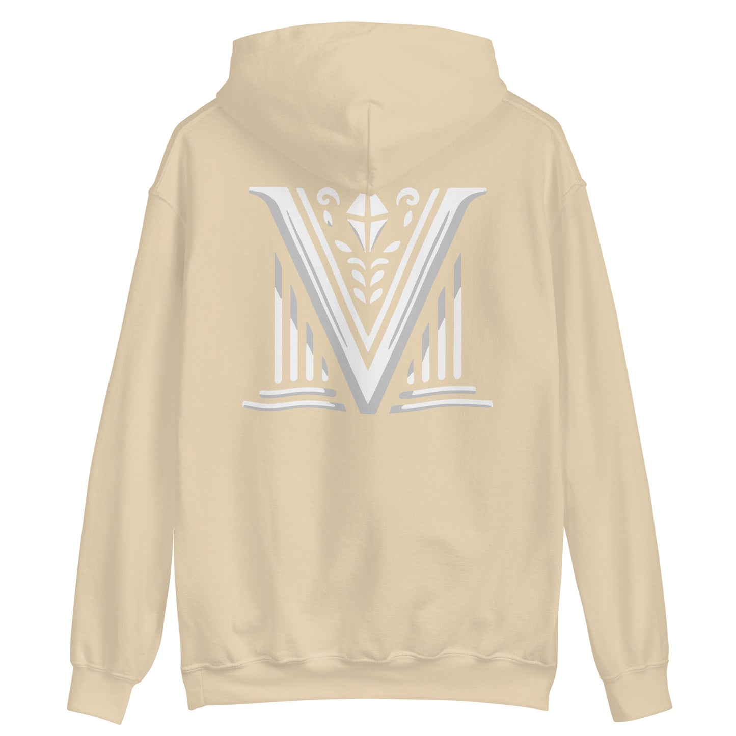 White Virtus Logo Hoodie