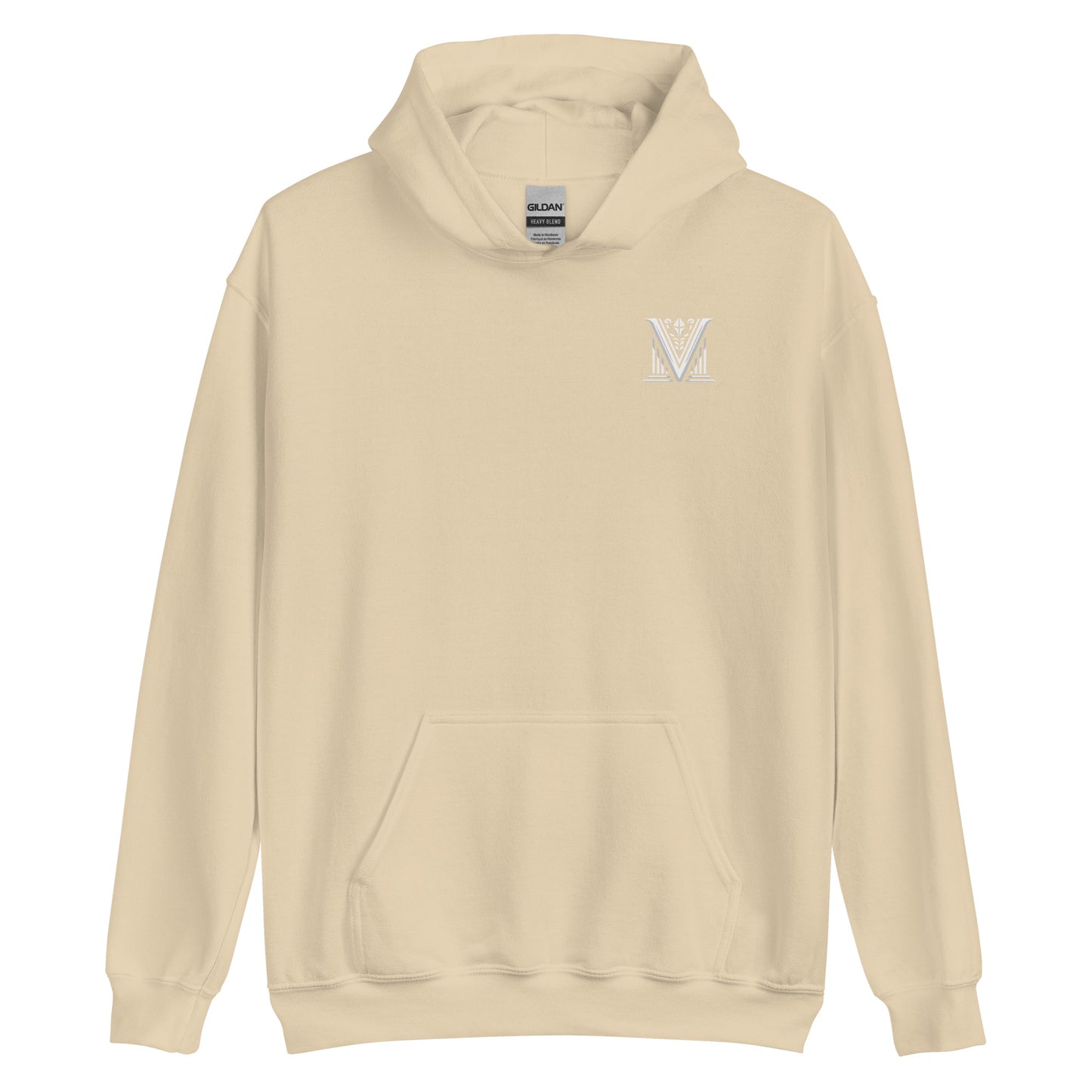 White Virtus Logo Hoodie