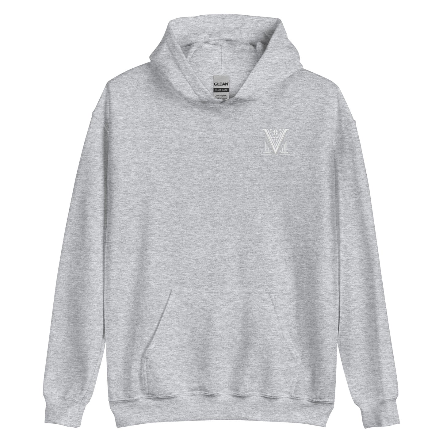 White Virtus Logo Hoodie