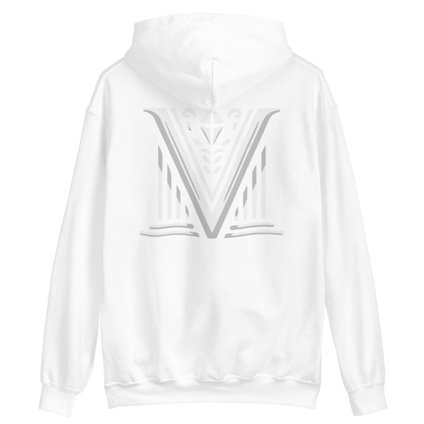 White Virtus Logo Hoodie