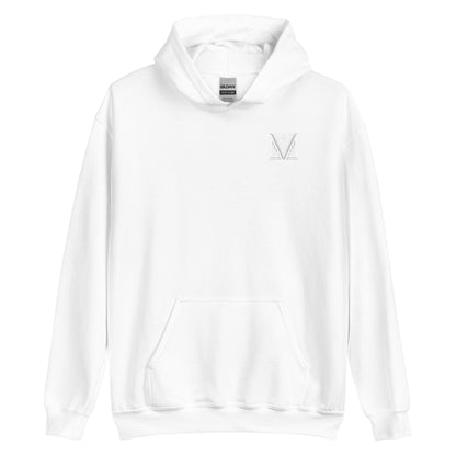 White Virtus Logo Hoodie