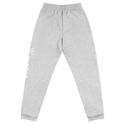 White Virtus Logo Joggers