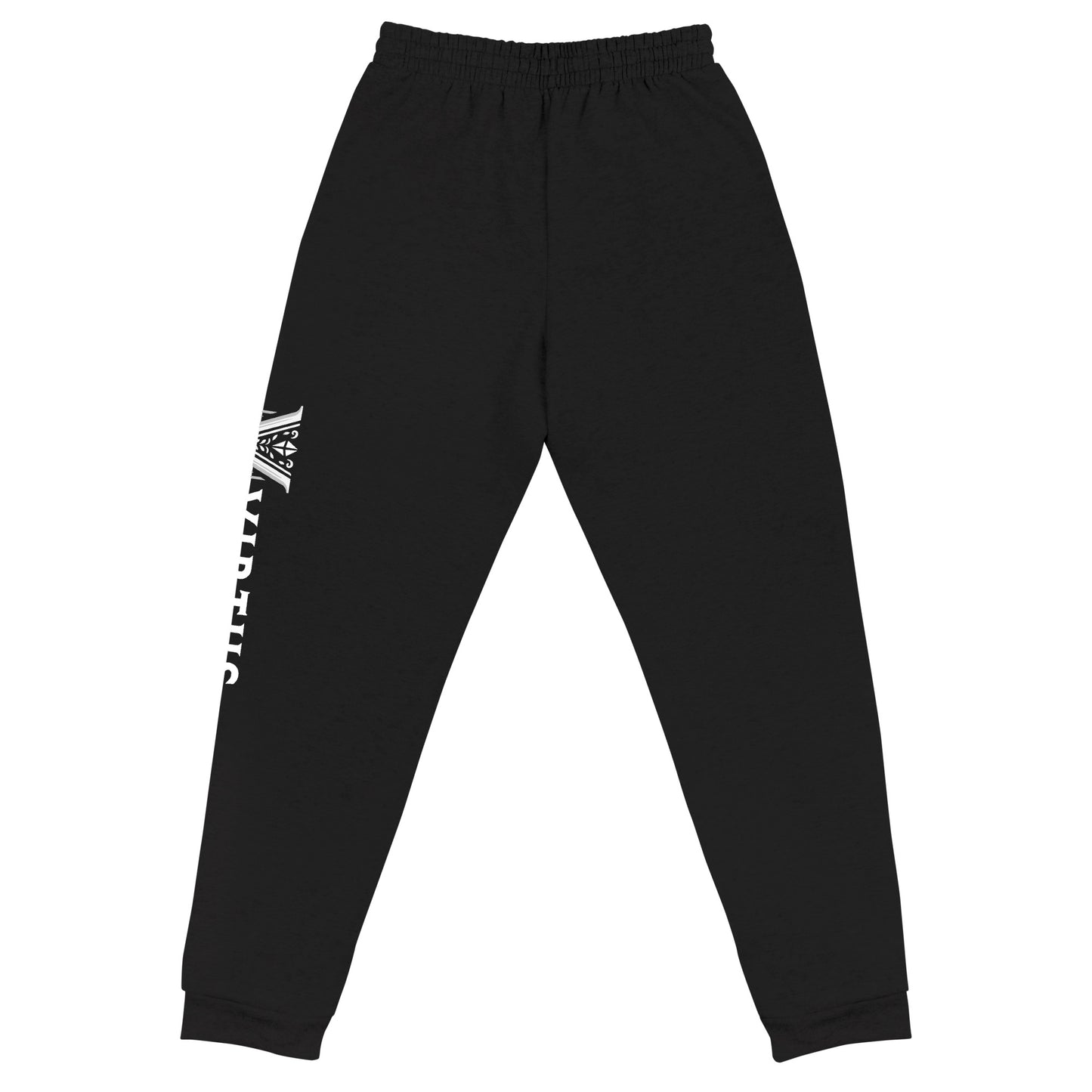 White Virtus Logo Joggers