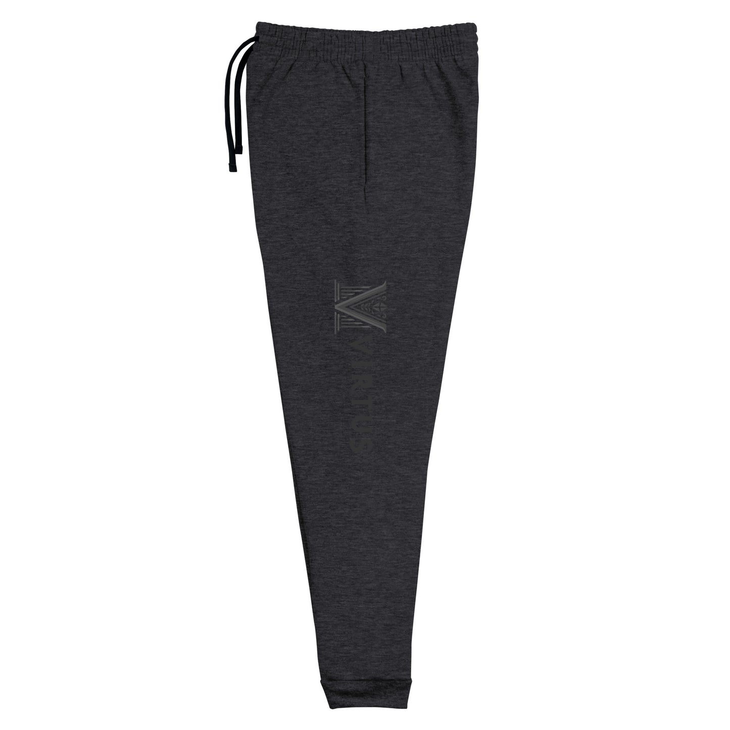 Black Virtus Logo Joggers