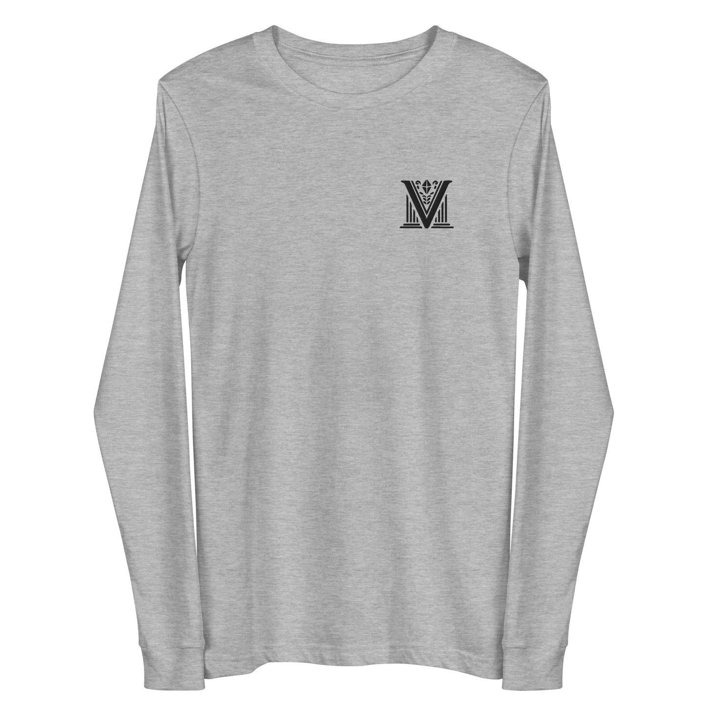 Women's - Black Virtus Logo Embroidery Long Sleeve