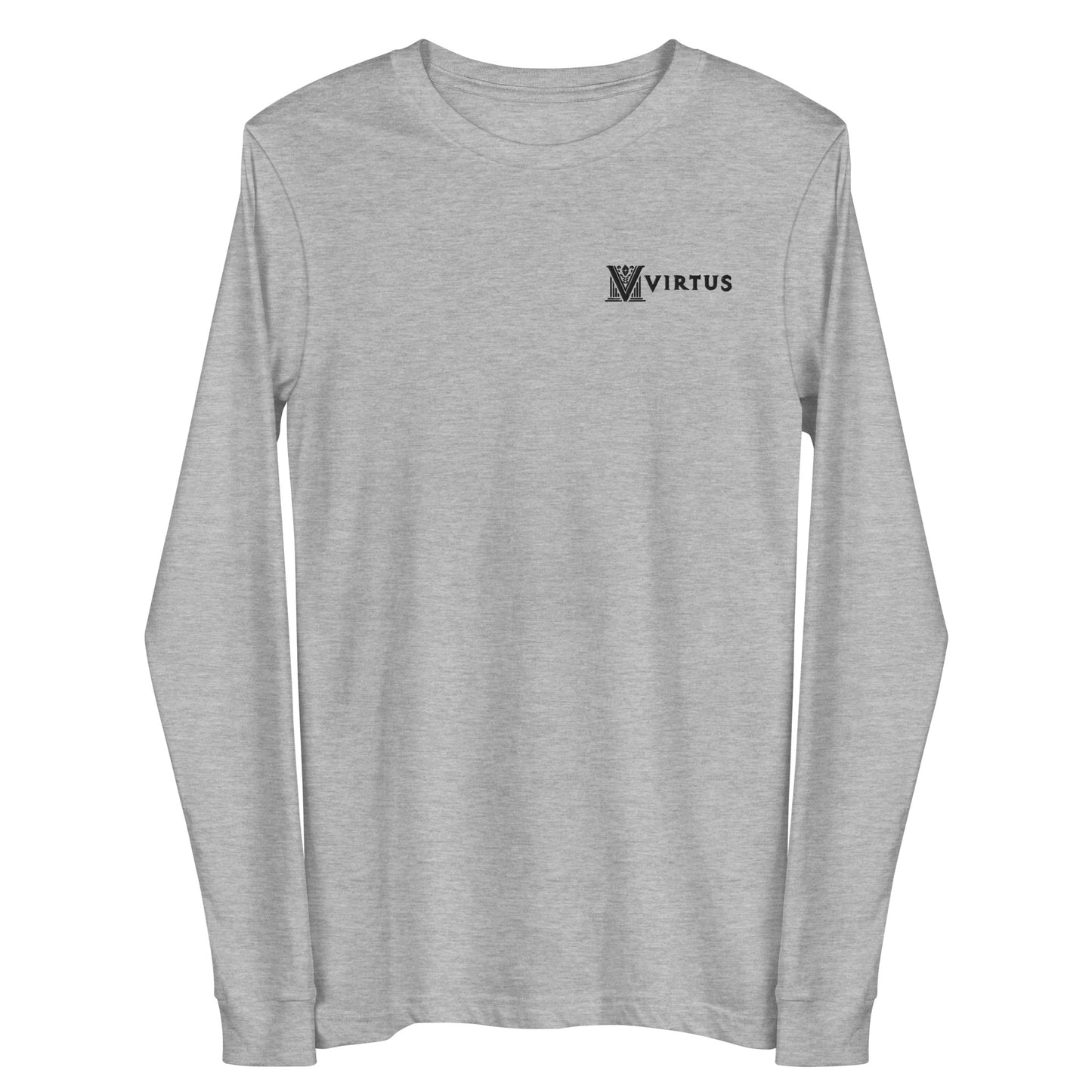 Women's - Black Virtus Logo Embroidery Long Sleeve