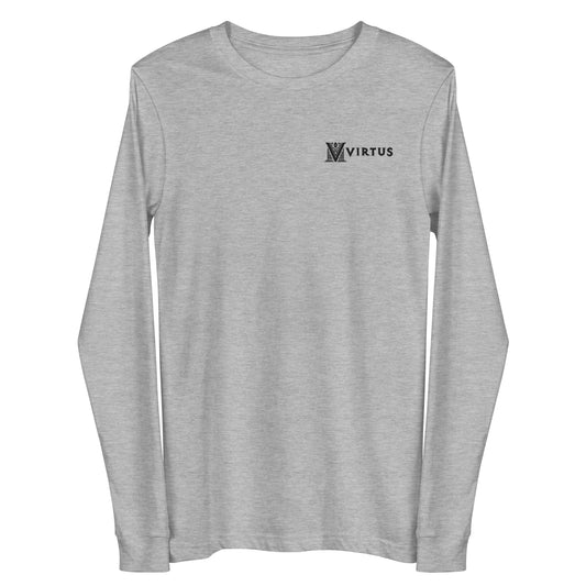 Women's - Black Virtus Logo Embroidery Long Sleeve