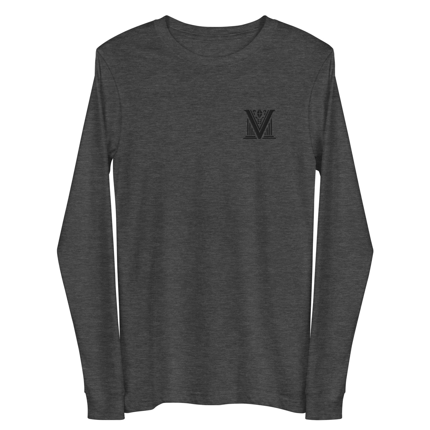 Women's - Black Virtus Logo Embroidery Long Sleeve