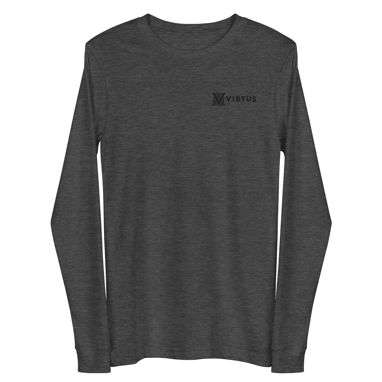 Women's - Black Virtus Logo Embroidery Long Sleeve