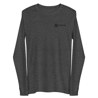 Women's - Black Virtus Logo Embroidery Long Sleeve