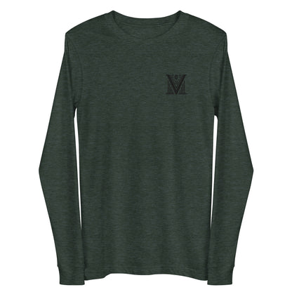 Women's - Black Virtus Logo Embroidery Long Sleeve