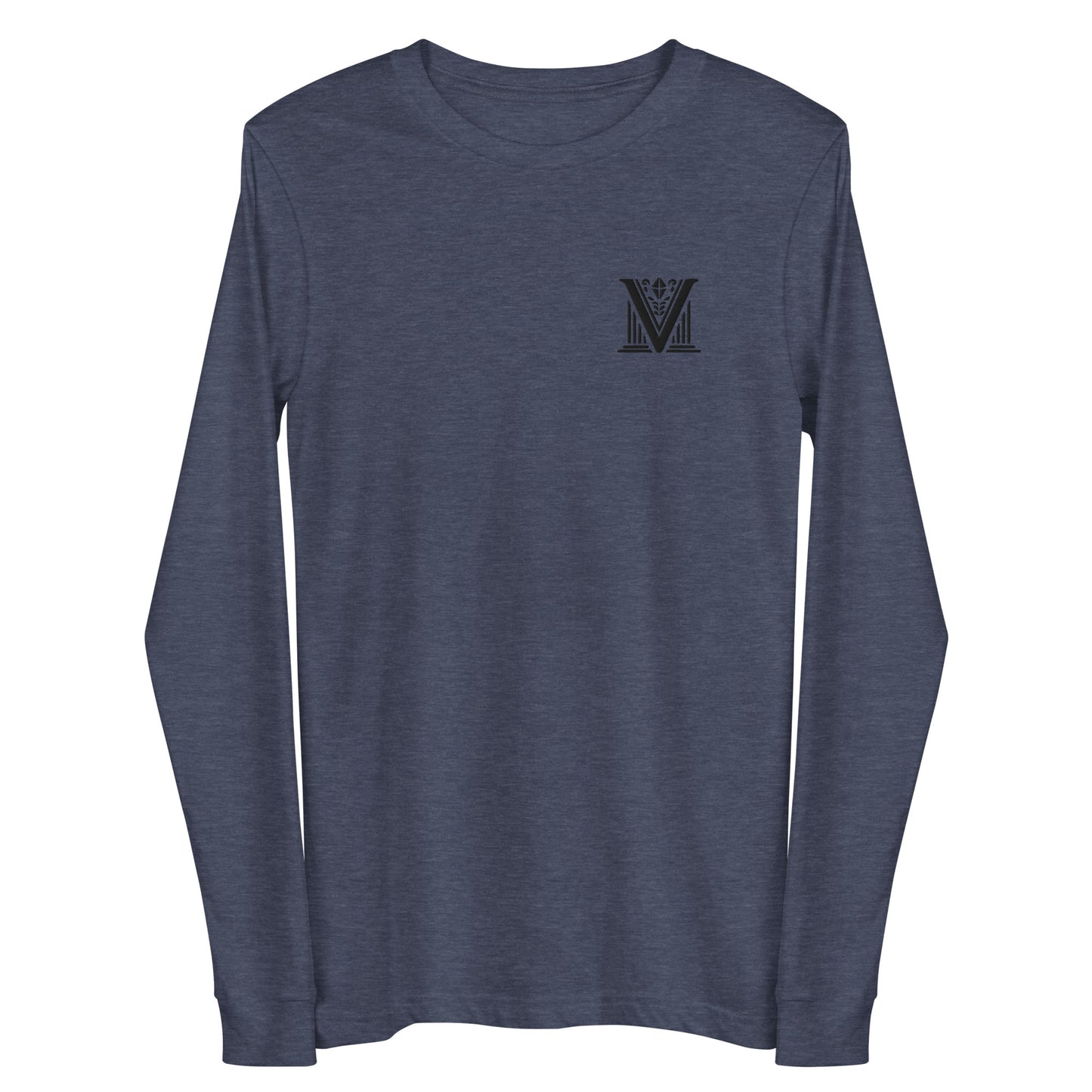 Women's - Black Virtus Logo Embroidery Long Sleeve