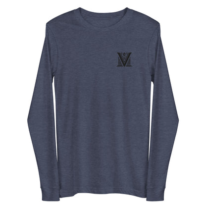 Women's - Black Virtus Logo Embroidery Long Sleeve