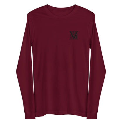 Women's - Black Virtus Logo Embroidery Long Sleeve