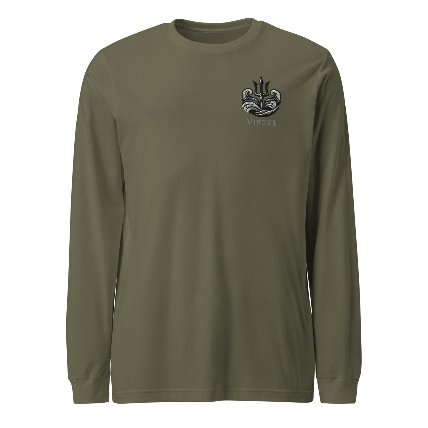 Men's - Poseidon Embroidered Long Sleeve Shirt