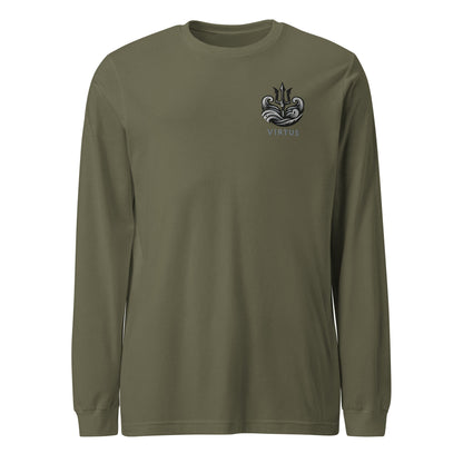 Men's - Poseidon Embroidered Long Sleeve Shirt