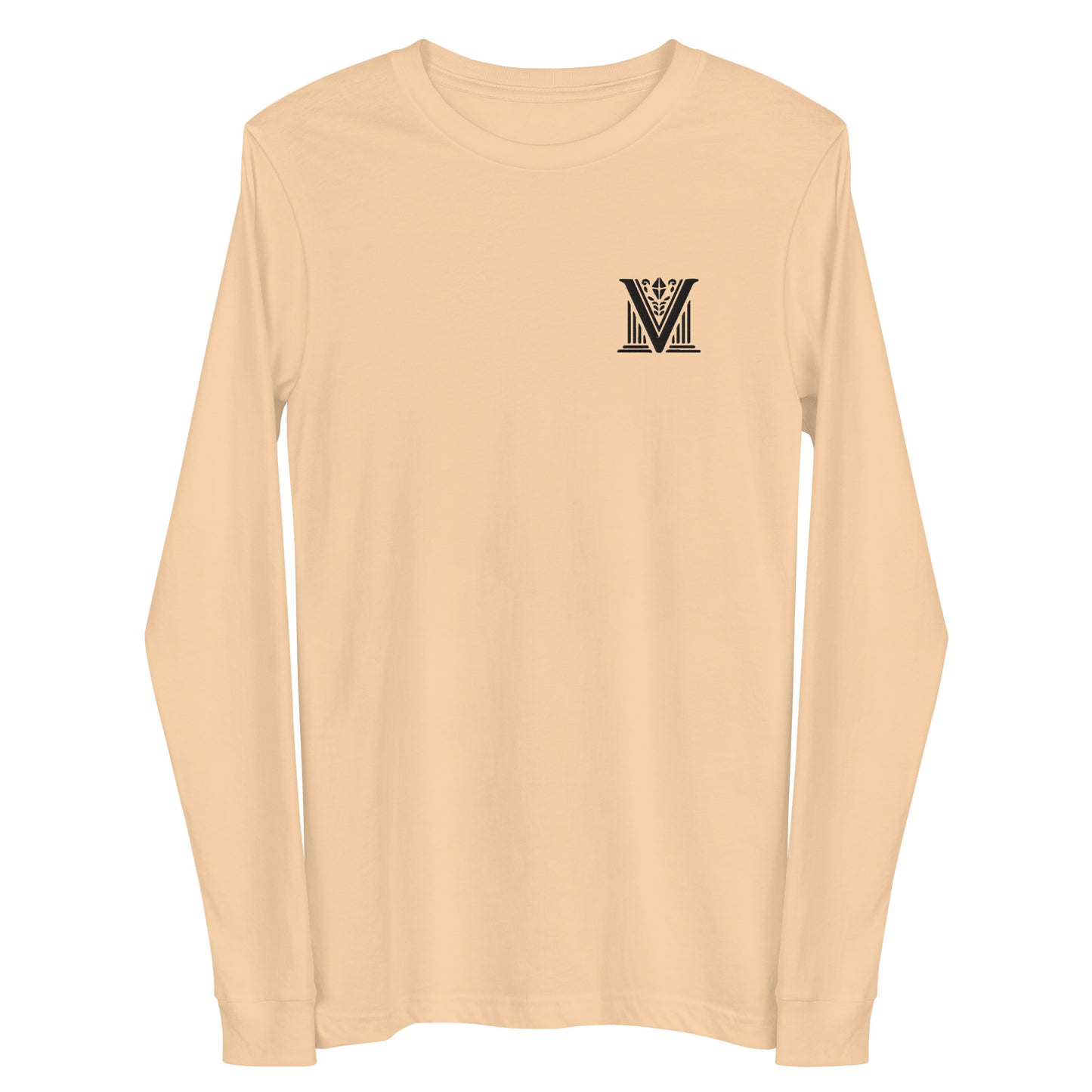 Women's - Black Virtus Logo Embroidery Long Sleeve