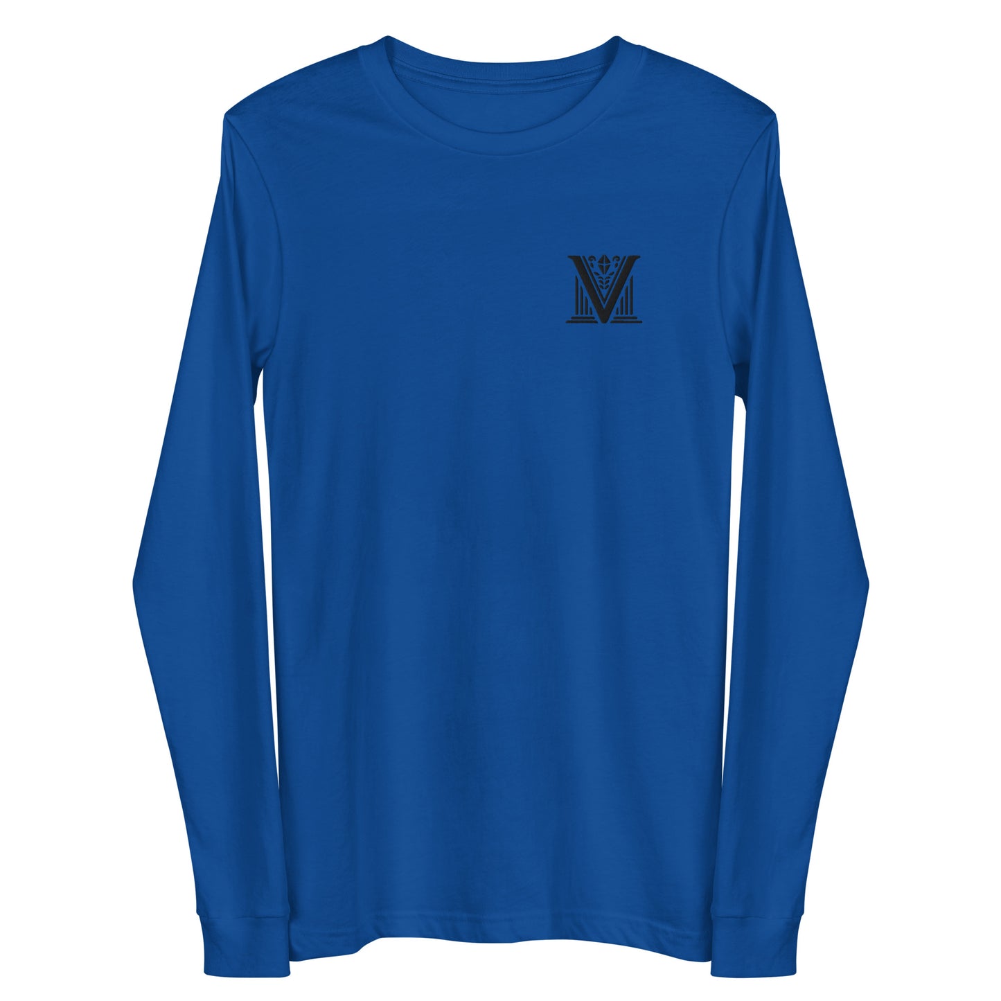 Women's - Black Virtus Logo Embroidery Long Sleeve