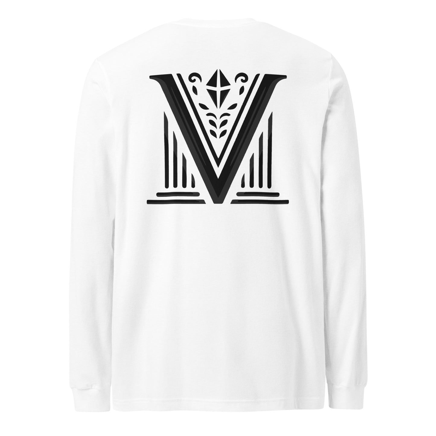 Men's - Black Virtus Logo Long Sleeve Shirt