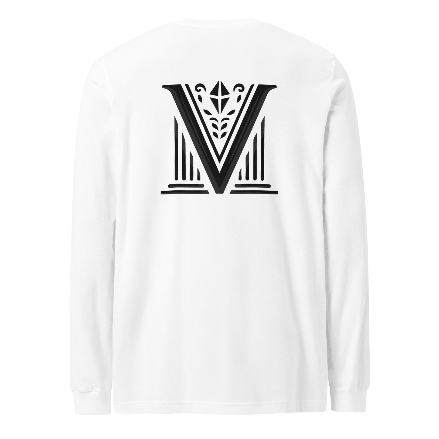 Men's - Black Virtus Logo Long Sleeve Shirt