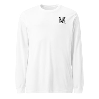 Men's - Black Virtus Logo Long Sleeve Shirt