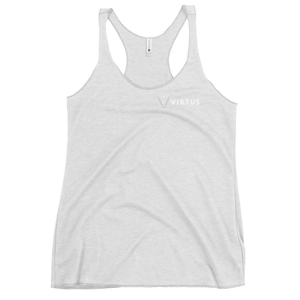 Women's - White Virtus Logo Tank Top