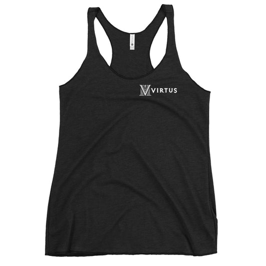 Women's - White Virtus Logo Tank Top