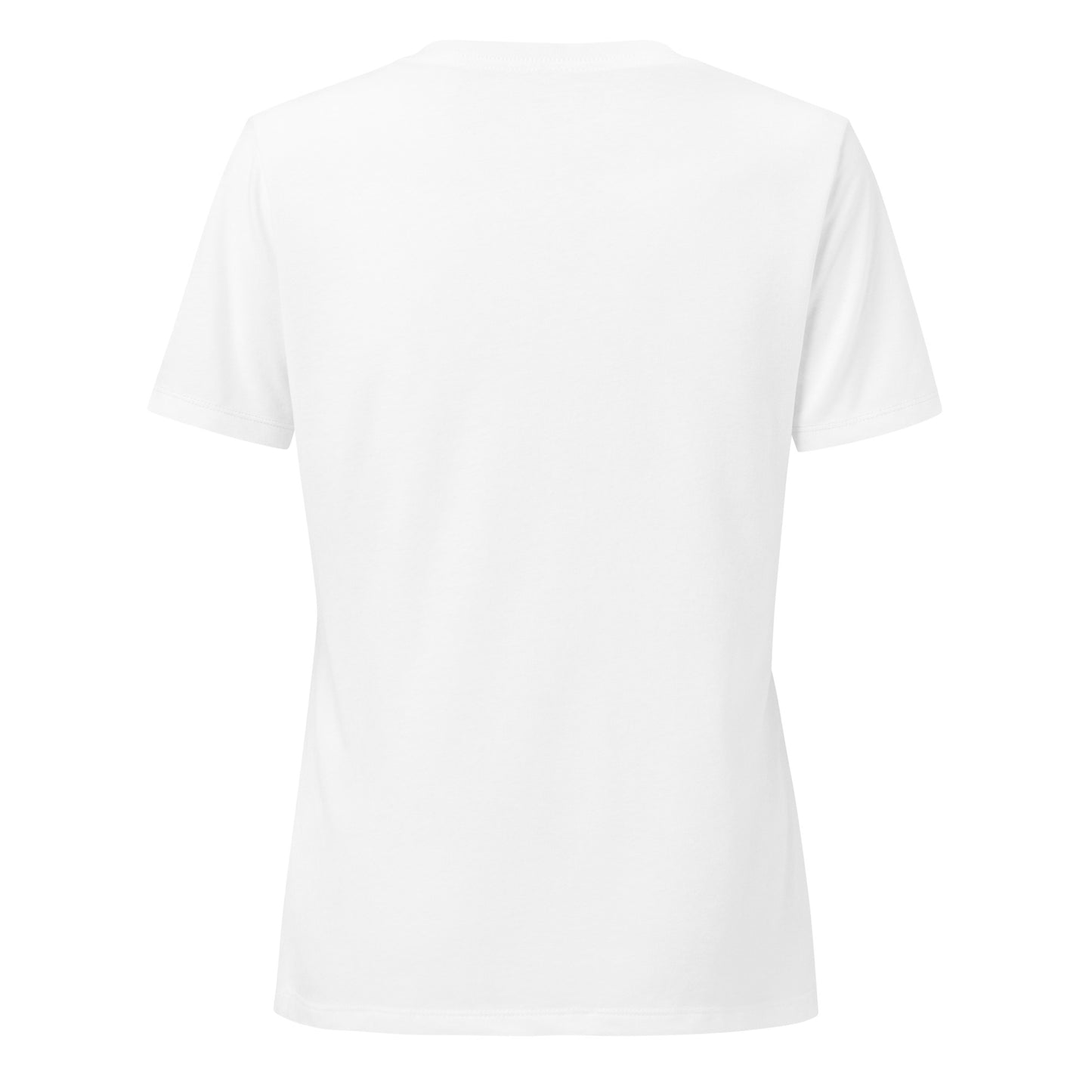 Women's - White Virtus Logo Embroidered T-Shirt